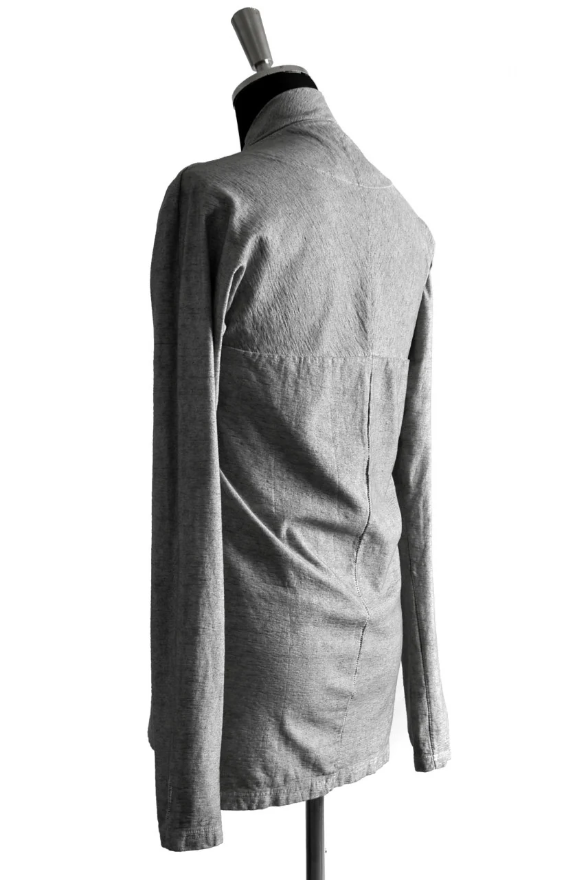 N/07 Neck Follow Jersey Tops / Sumi Ink Dyed (INK) - Image 9