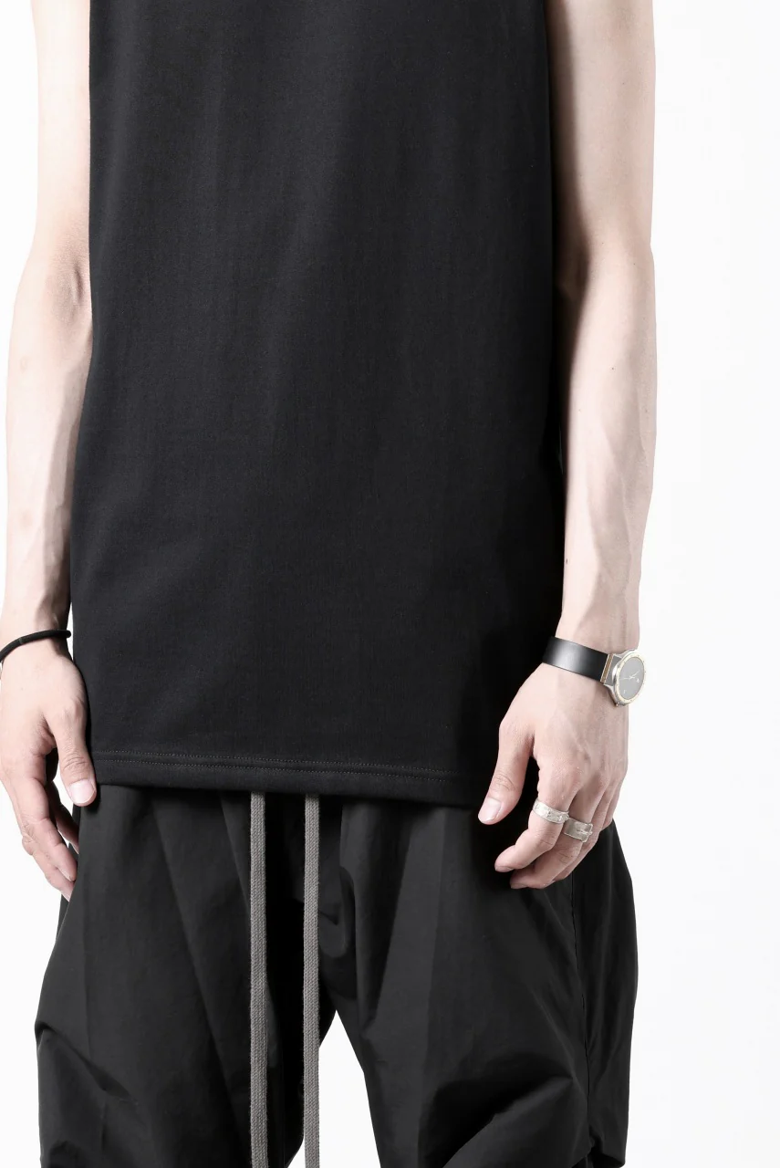 N/07 NO SLEEVE TOP / CLASSIC JERSEY (BLACK) - Image 17