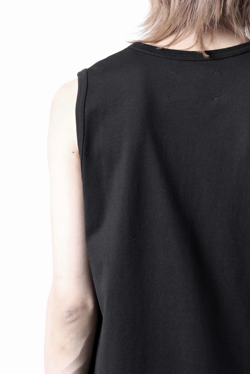 N/07 NO SLEEVE TOP / CLASSIC JERSEY (BLACK) - Image 20