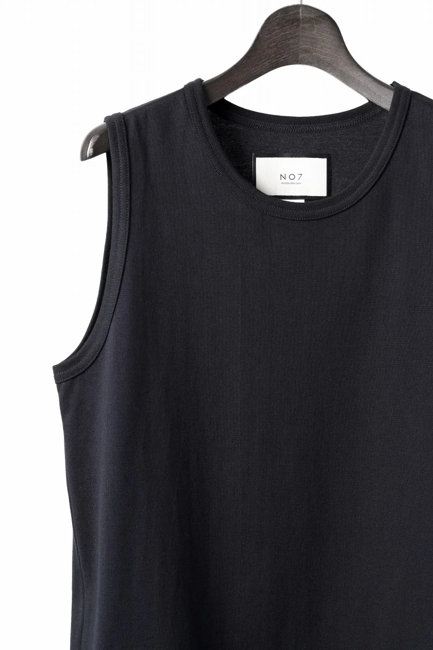N/07 NO SLEEVE TOP / CLASSIC JERSEY (BLACK) - Image 4