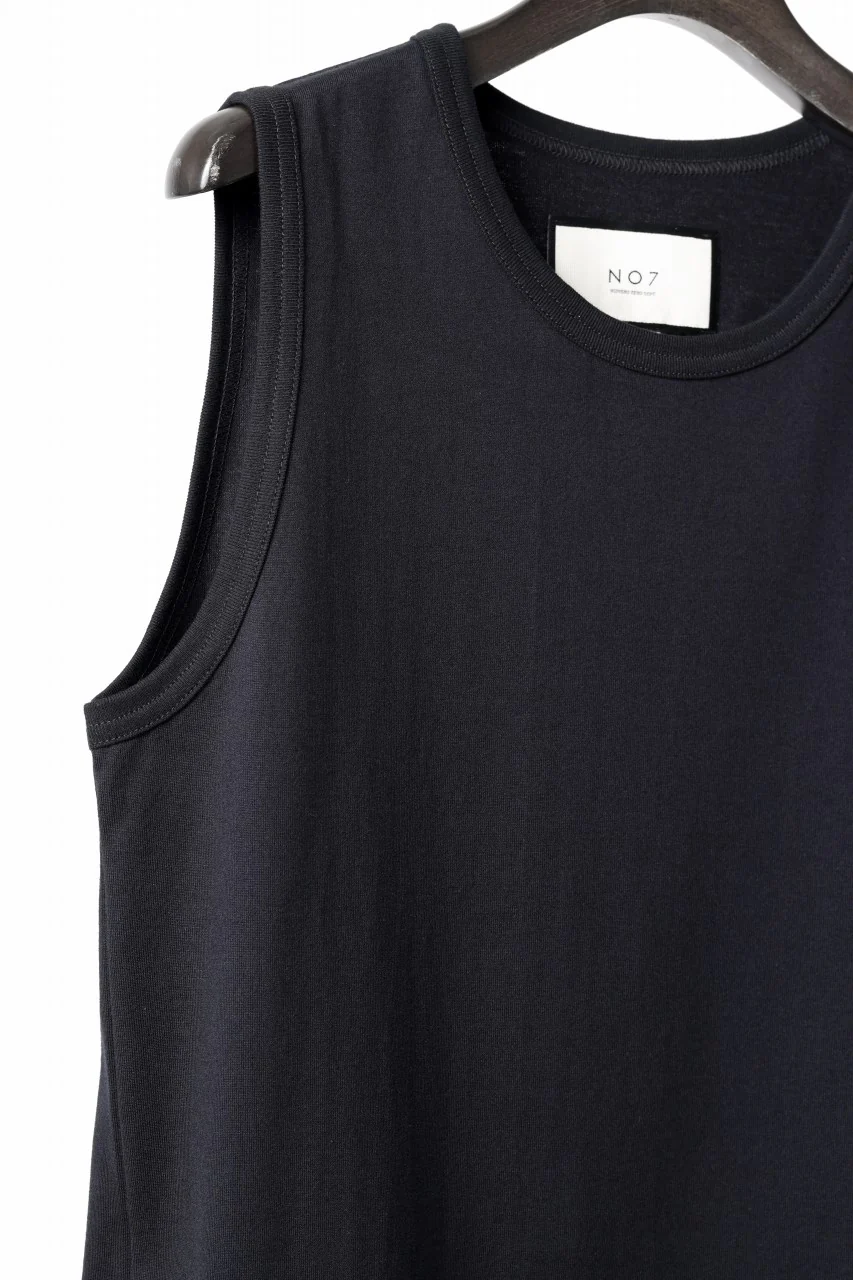 N/07 NO SLEEVE TOP / CLASSIC JERSEY (BLACK) - Image 6