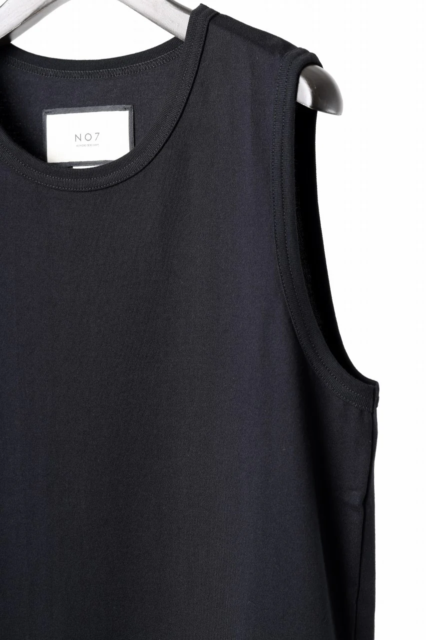N/07 NO SLEEVE TOP / CLASSIC JERSEY (BLACK) - Image 9