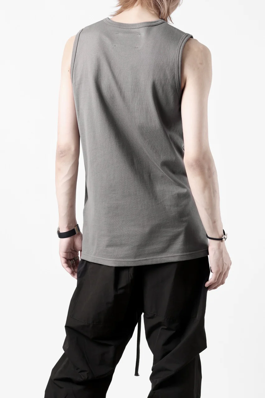 N/07 NO SLEEVE TOP / CLASSIC JERSEY (GREY) - Image 15
