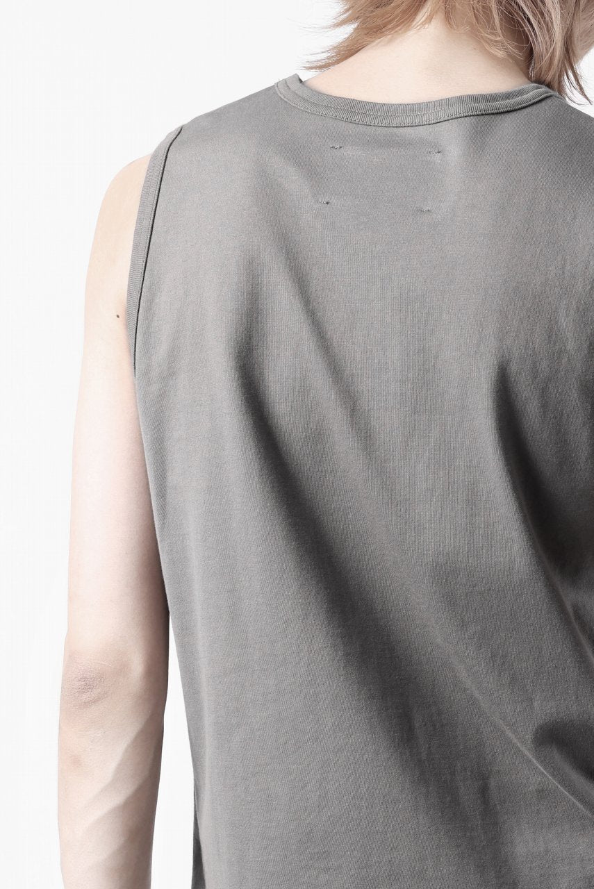 N/07 NO SLEEVE TOP / CLASSIC JERSEY (GREY) - Image 16