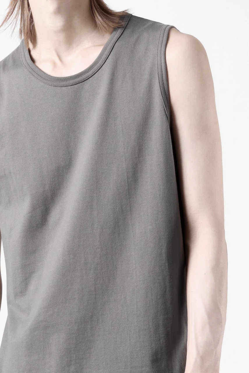 N/07 NO SLEEVE TOP / CLASSIC JERSEY (GREY) - Image 17