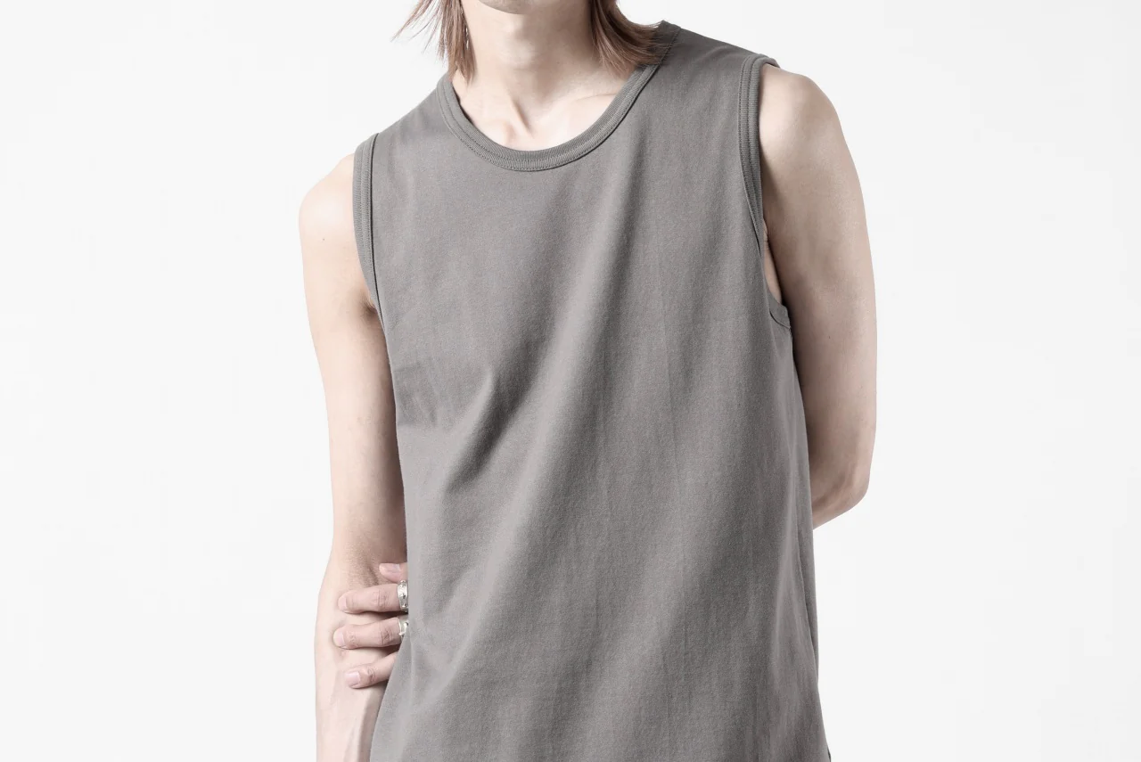 N/07 NO SLEEVE TOP / CLASSIC JERSEY (GREY) - Image 20