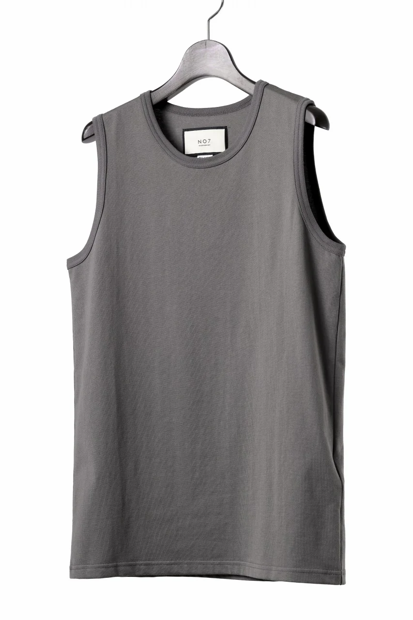 N/07 NO SLEEVE TOP / CLASSIC JERSEY (GREY) - Image 4