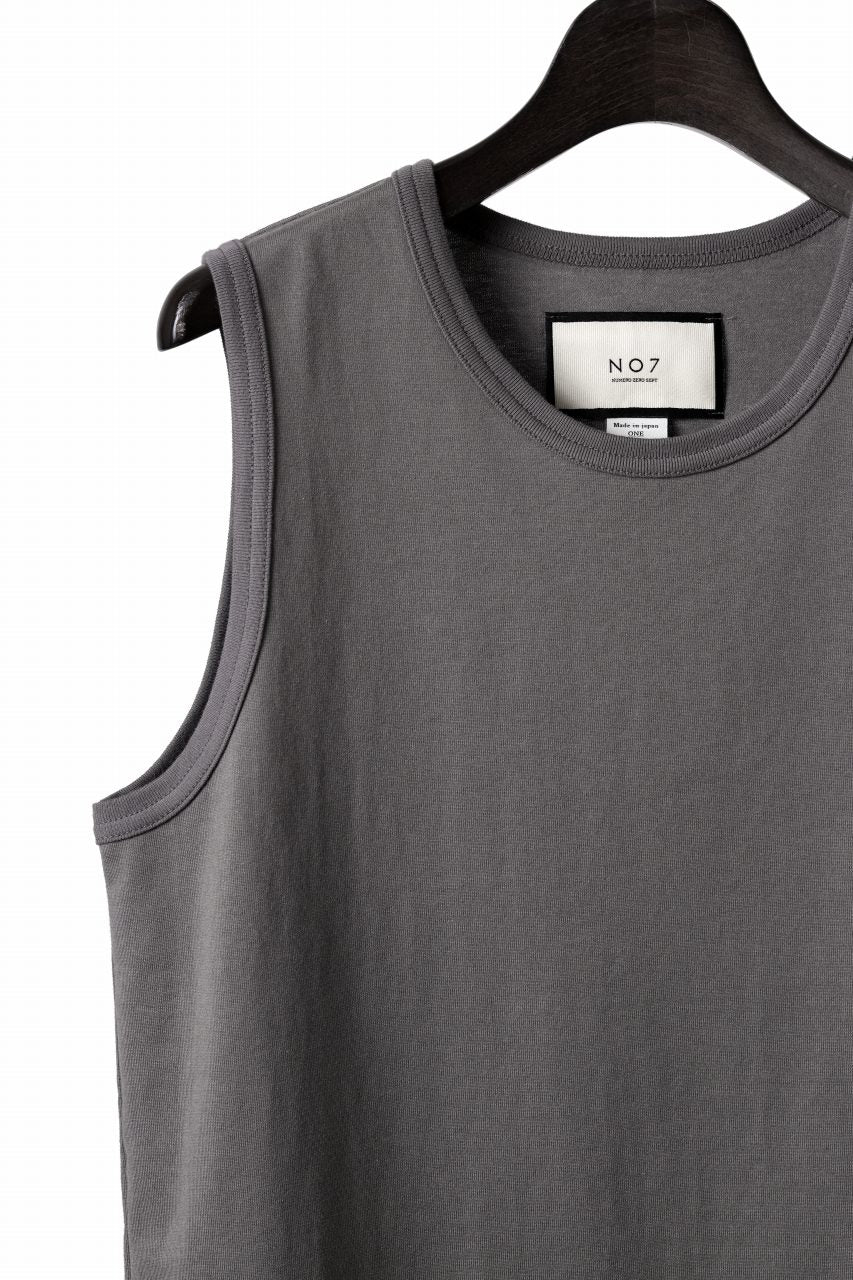 N/07 NO SLEEVE TOP / CLASSIC JERSEY (GREY) - Image 6