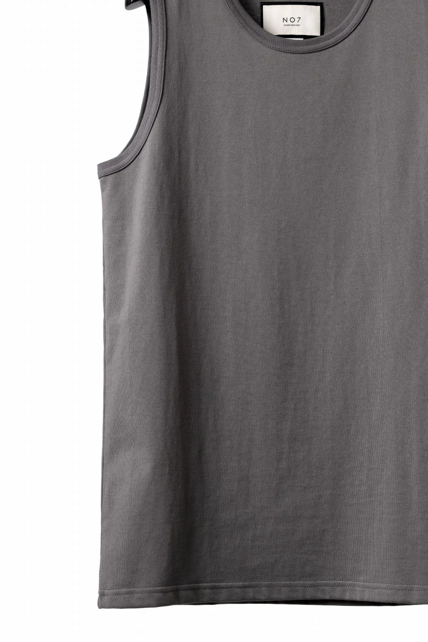 N/07 NO SLEEVE TOP / CLASSIC JERSEY (GREY) - Image 8