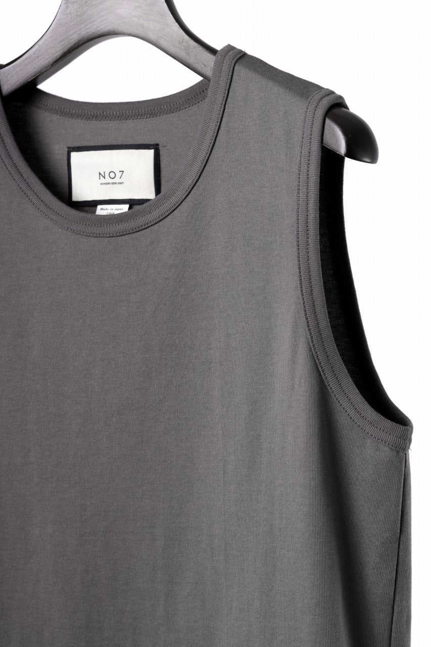 N/07 NO SLEEVE TOP / CLASSIC JERSEY (GREY) - Image 9
