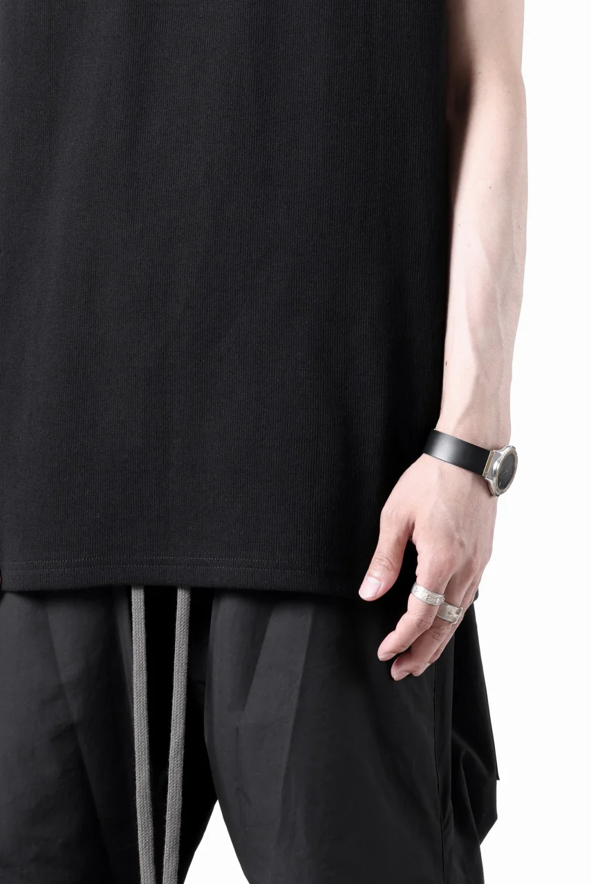 N/07 NO SLEEVE TOP / SUPER STRETCH BARE TELECO (BLACK) - Image 20