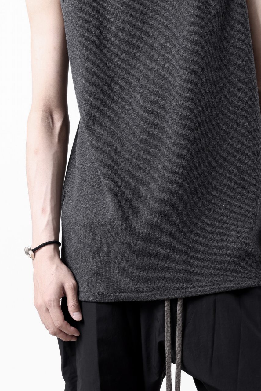 N/07 NO SLEEVE TOP / SUPER STRETCH BARE TELECO (HEATHER GREY) - Image 17