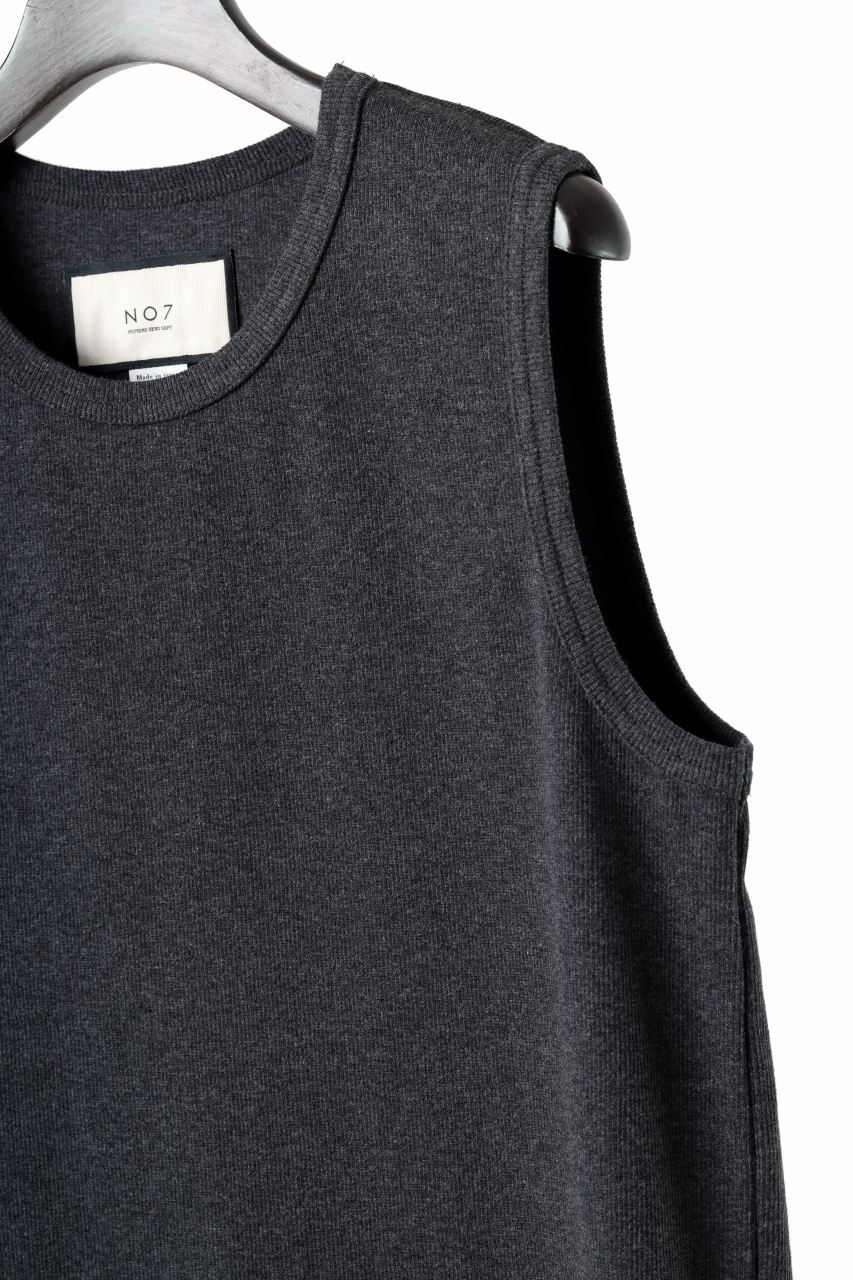 N/07 NO SLEEVE TOP / SUPER STRETCH BARE TELECO (HEATHER GREY) - Image 8