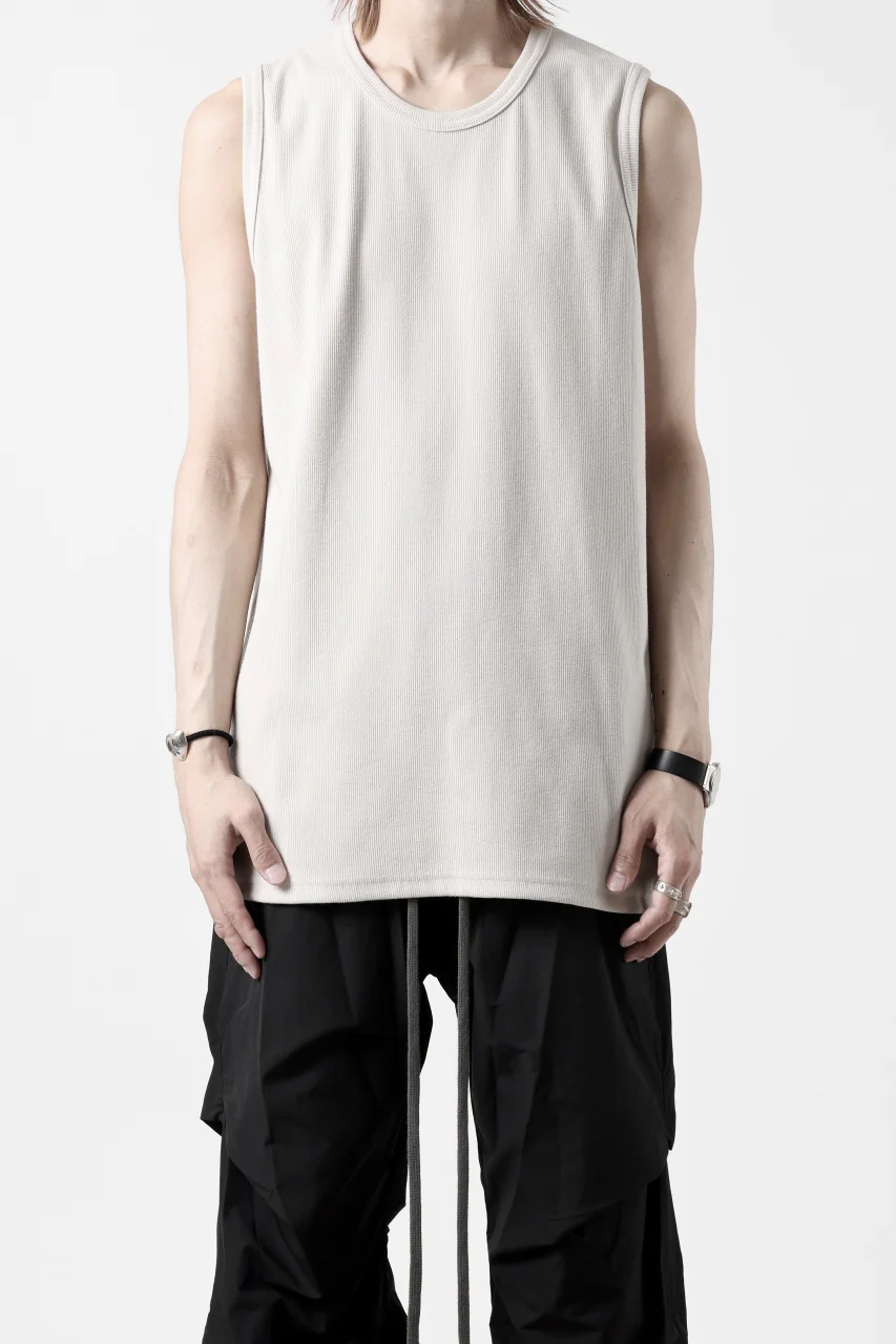 N/07 NO SLEEVE TOP / SUPER STRETCH BARE TELECO (LIGHT BEIGE) - Image 12