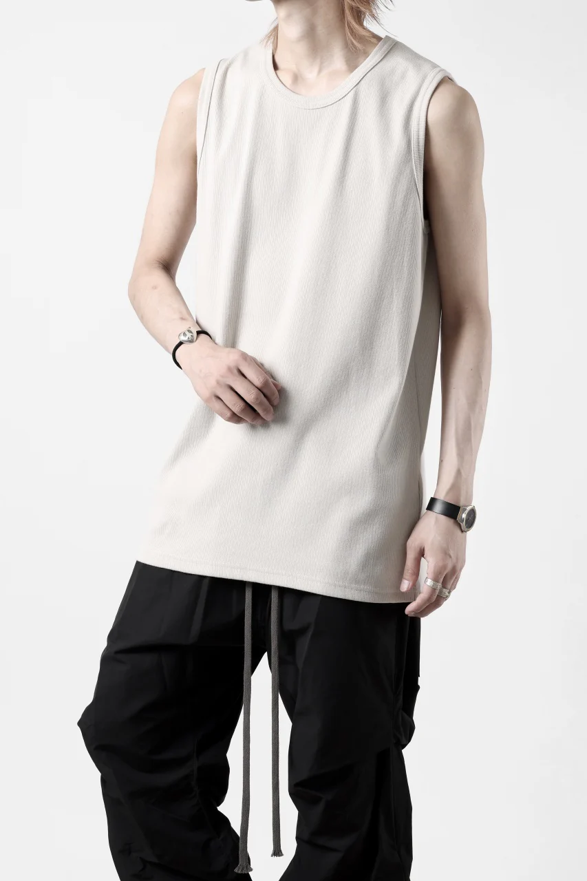 N/07 NO SLEEVE TOP / SUPER STRETCH BARE TELECO (LIGHT BEIGE) - Image 13