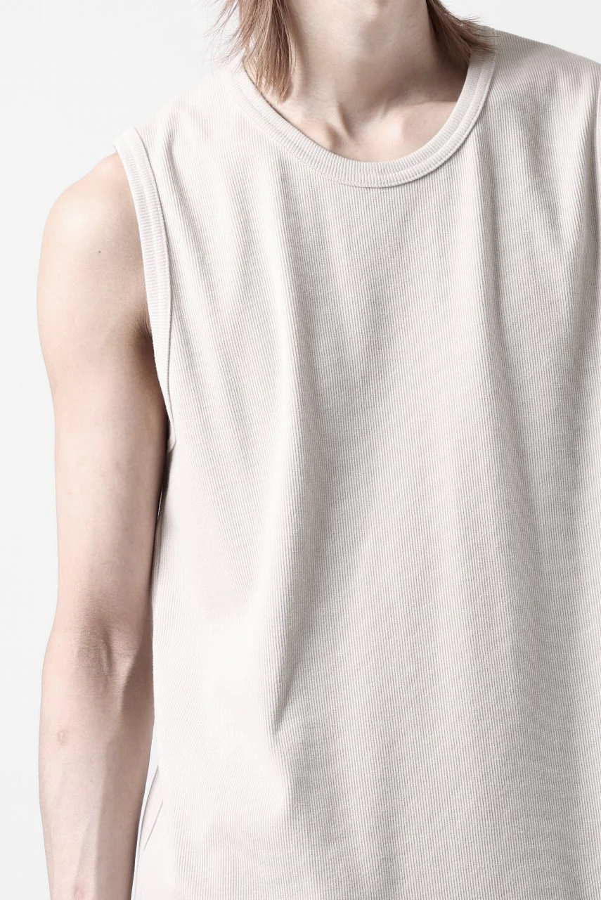 N/07 NO SLEEVE TOP / SUPER STRETCH BARE TELECO (LIGHT BEIGE) - Image 18