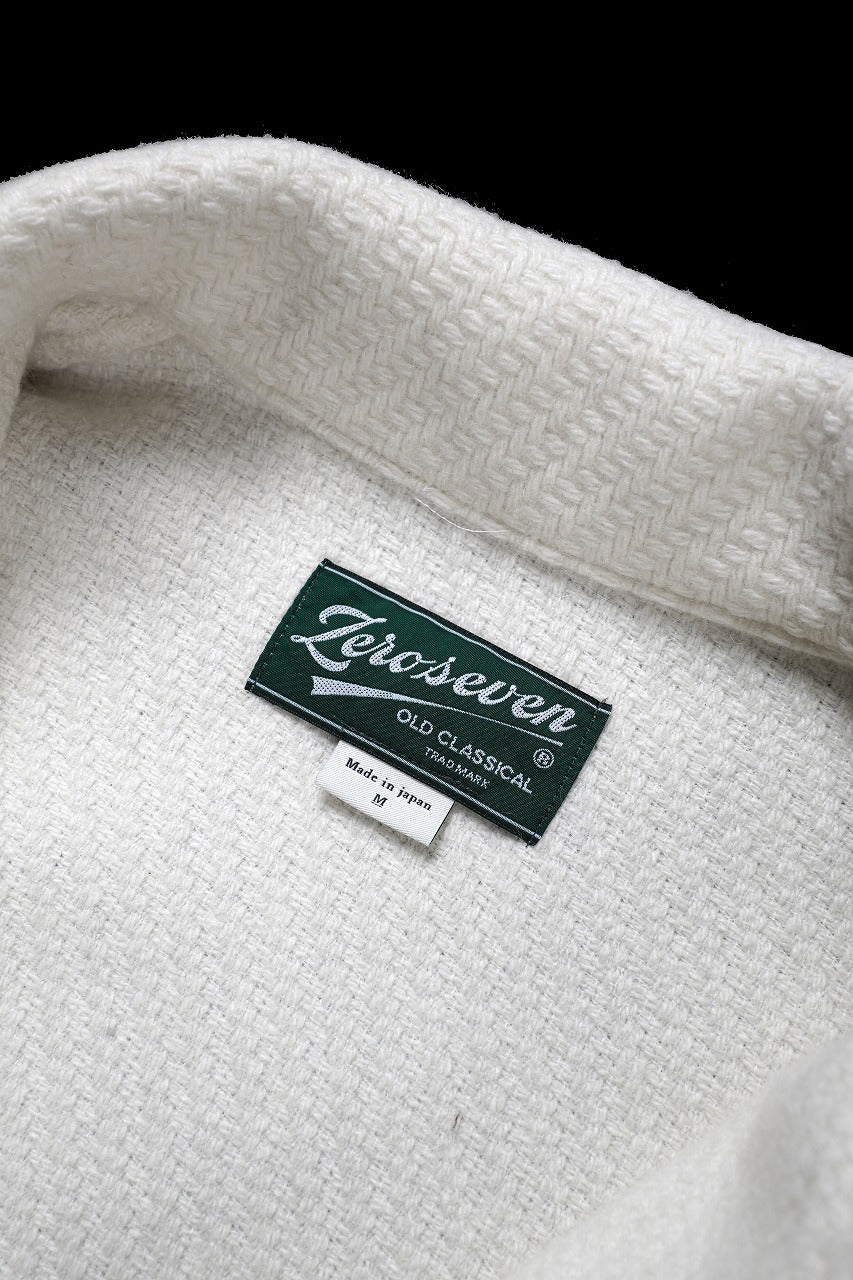 N/07 OPEN COLLAR L/S SHIRT / FRENCH CARZE (WHITE) - Image 12