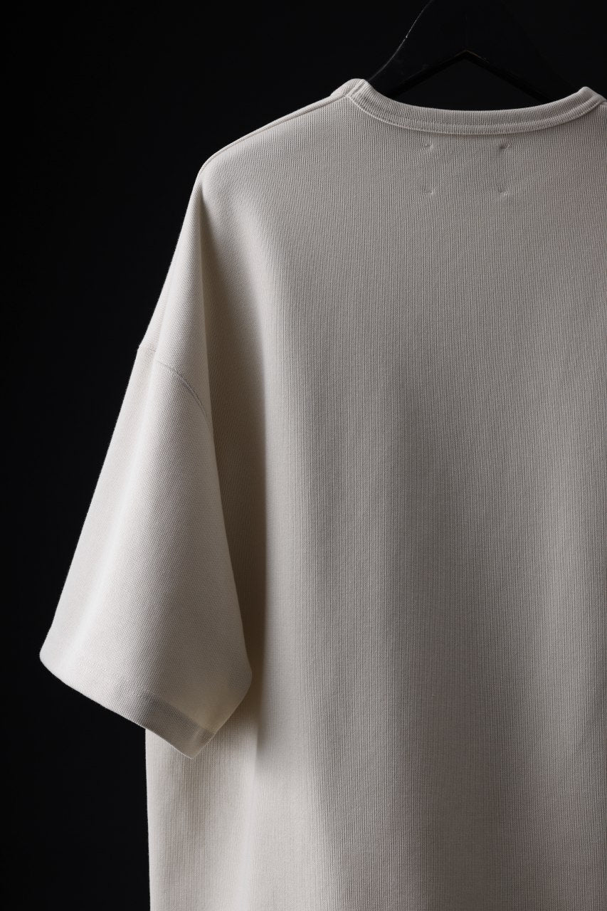 N/07 OVERSIZE TOP / RIBBED CARDBOARD KNIT JERSEY (WHITE) - Image 18