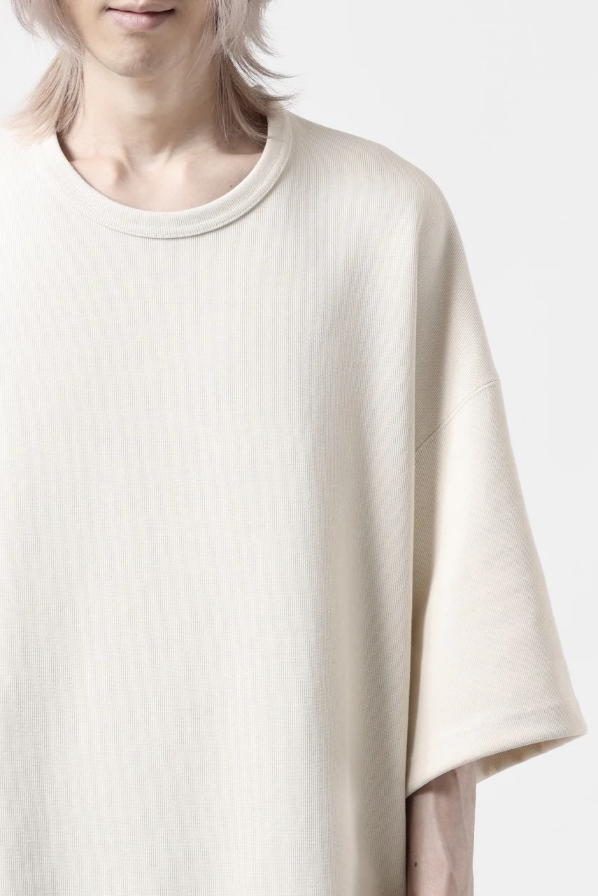 N/07 OVERSIZE TOP / RIBBED CARDBOARD KNIT JERSEY (WHITE) - Image 28