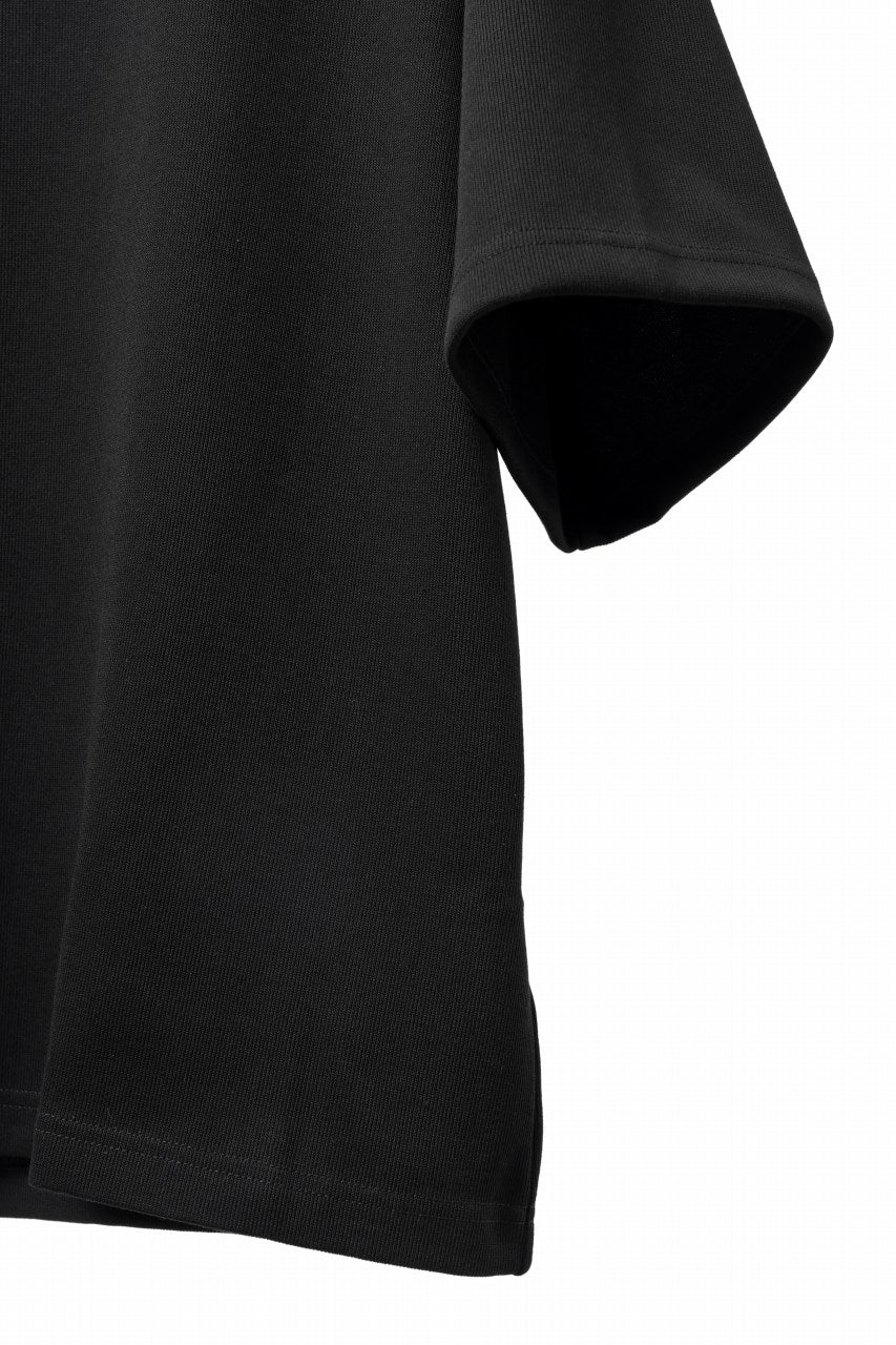 N/07 OVERSIZE TOP / RIBBED CARDBOARD KNIT JERSEY (BLACK) - Image 14
