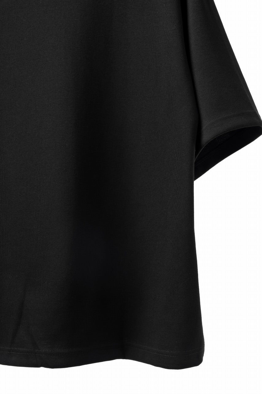 N/07 OVERSIZE TOP / RIBBED CARDBOARD KNIT JERSEY (BLACK) - Image 15