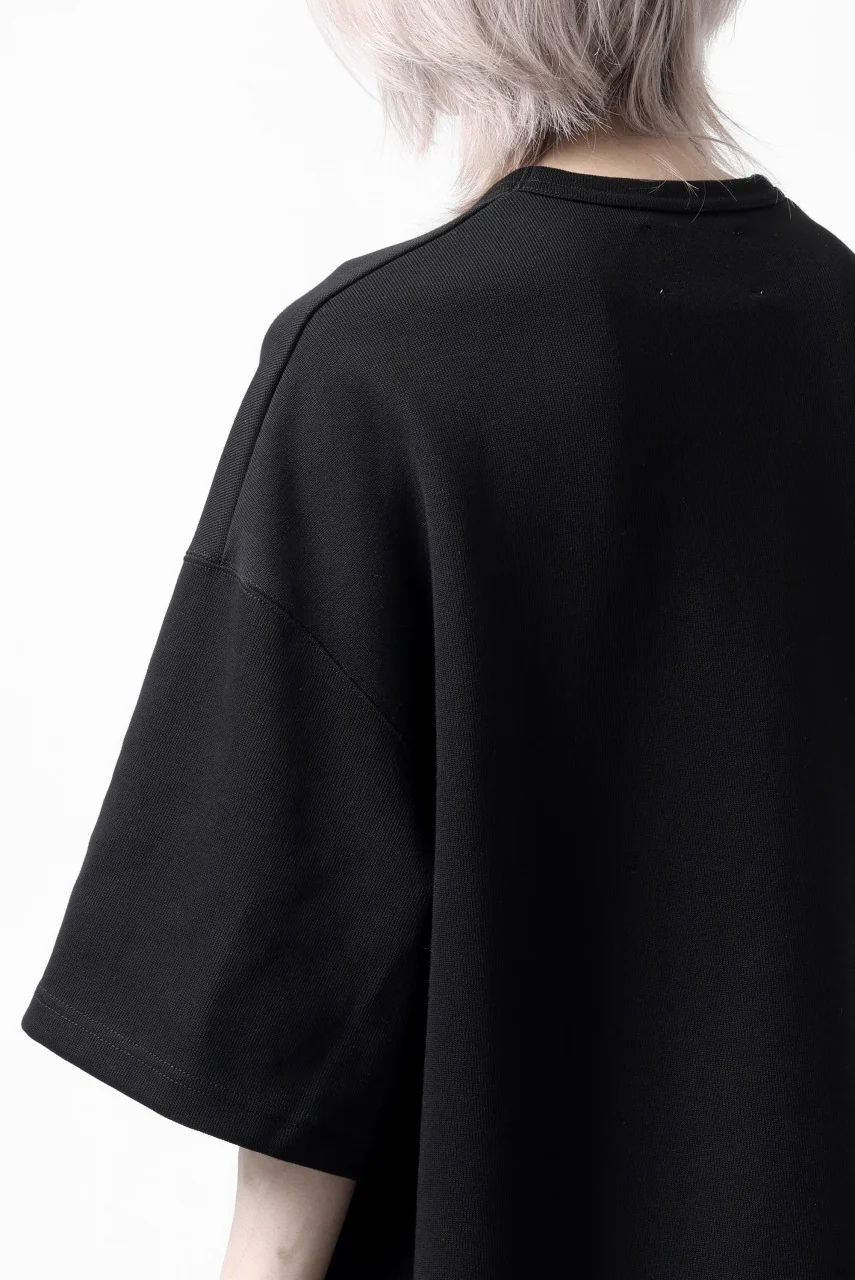 N/07 OVERSIZE TOP / RIBBED CARDBOARD KNIT JERSEY (BLACK) - Image 32
