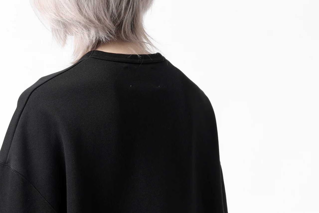 N/07 OVERSIZE TOP / RIBBED CARDBOARD KNIT JERSEY (BLACK) - Image 34