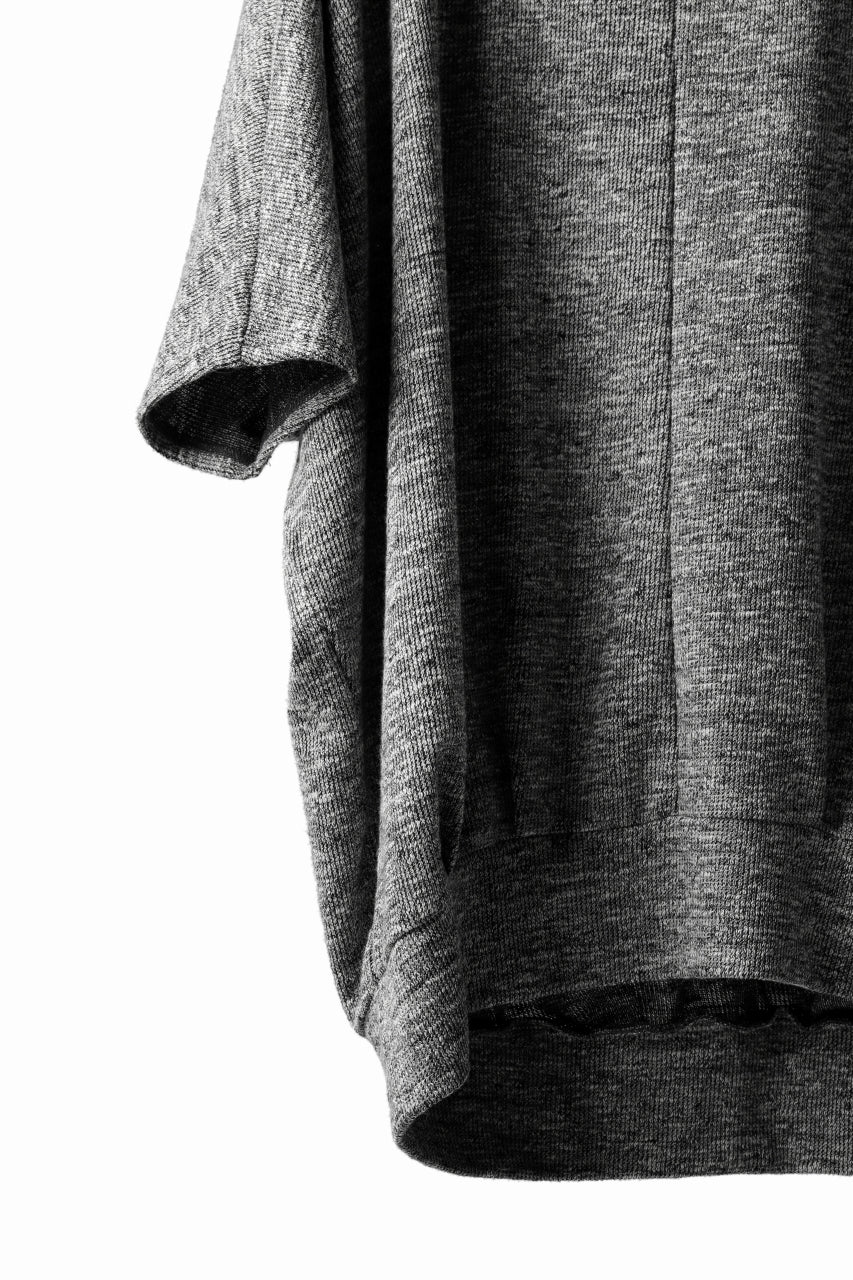 N/07 OVERFIT DOLMAN T-SHIRT / MERANGE TWEEDY (SHERBET GREY) - Image 15