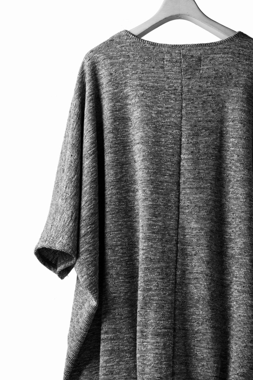 N/07 OVERFIT DOLMAN T-SHIRT / MERANGE TWEEDY (SHERBET GREY) - Image 17