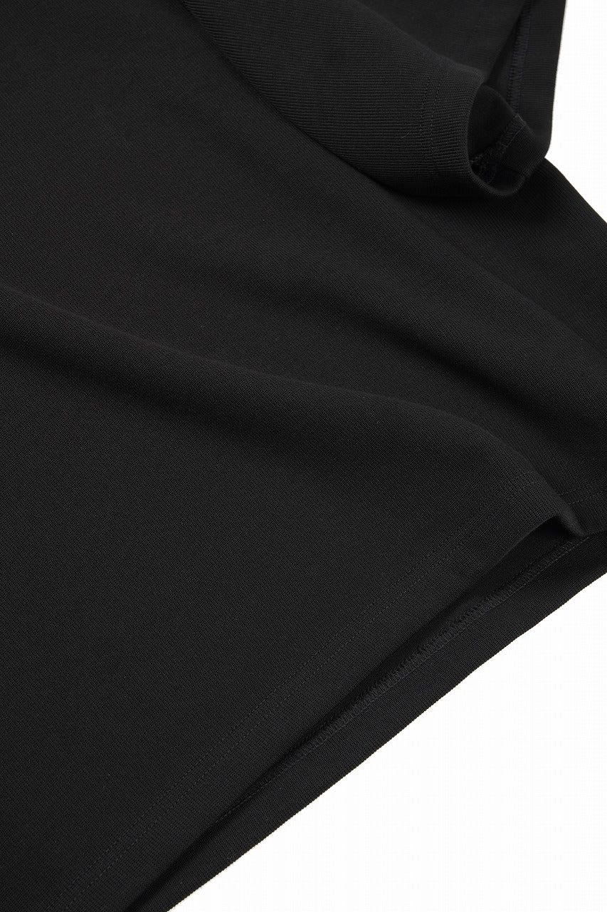 N/07 OVERSIZE TOP / RIBBED CARDBOARD KNIT JERSEY (BLACK) - Image 10
