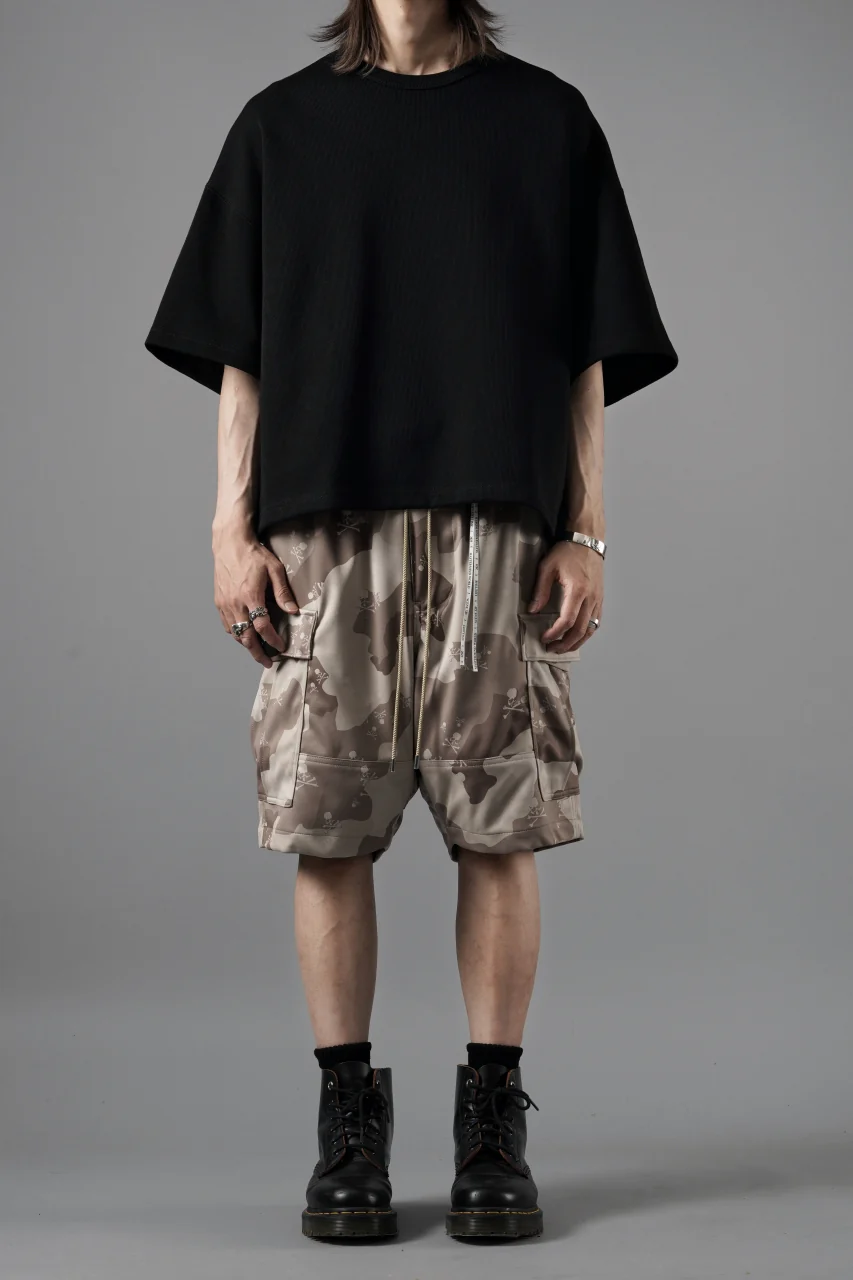 N/07 OVERSIZE TOP / RIBBED CARDBOARD KNIT JERSEY (BLACK) - Image 14