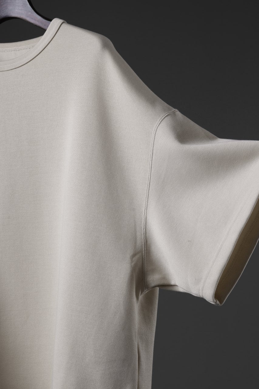 N/07 OVERSIZE TOP / RIBBED CARDBOARD KNIT JERSEY (IVORY) - Image 10