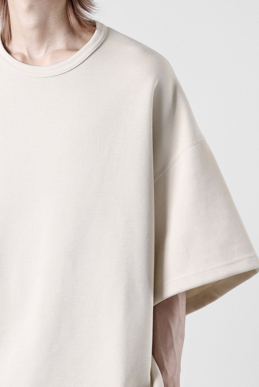 N/07 OVERSIZE TOP / RIBBED CARDBOARD KNIT JERSEY (IVORY) - Image 25