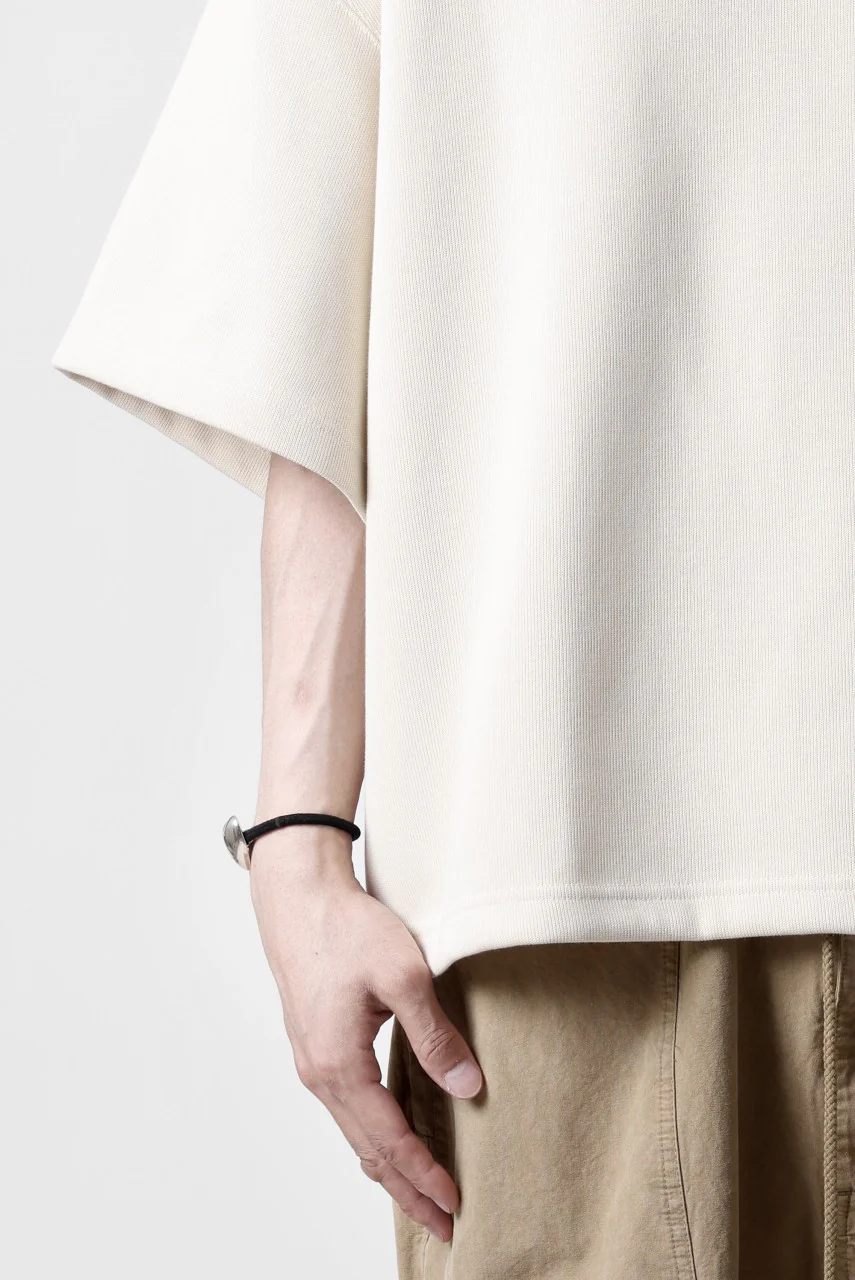 N/07 OVERSIZE TOP / RIBBED CARDBOARD KNIT JERSEY (IVORY) - Image 26