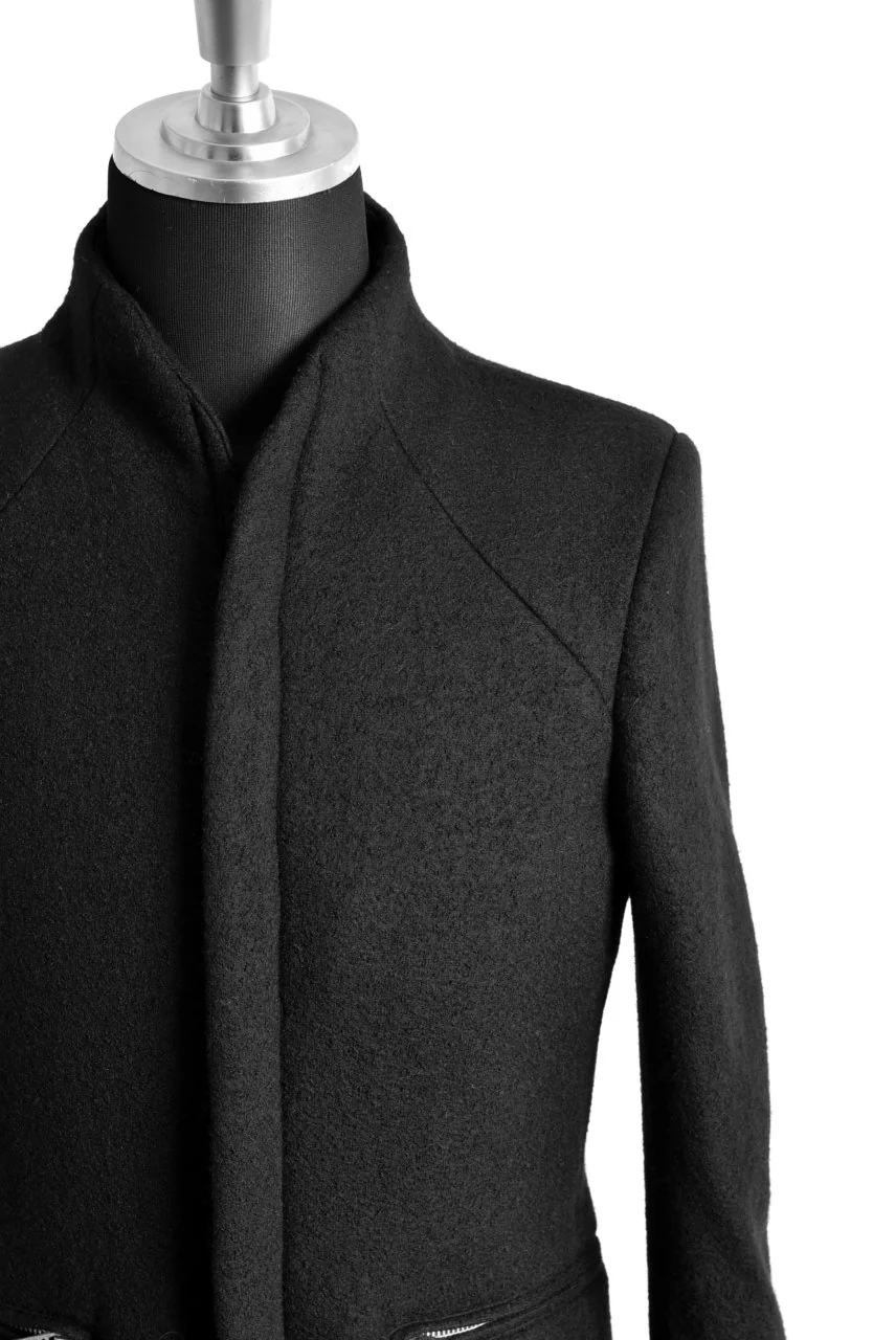 N/07 Padded Middle Coat / Wool-filling (BLACK) - Image 10