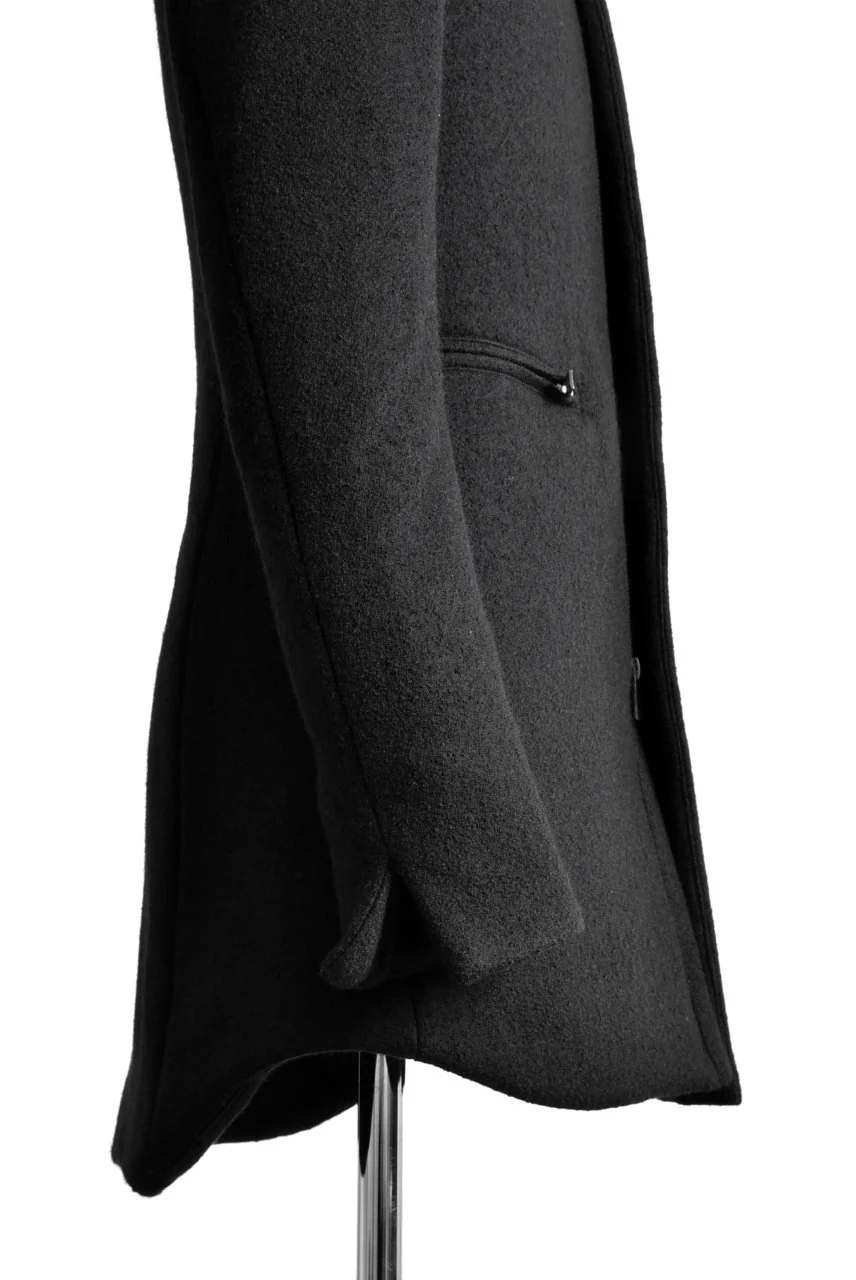N/07 Padded Middle Coat / Wool-filling (BLACK) - Image 18