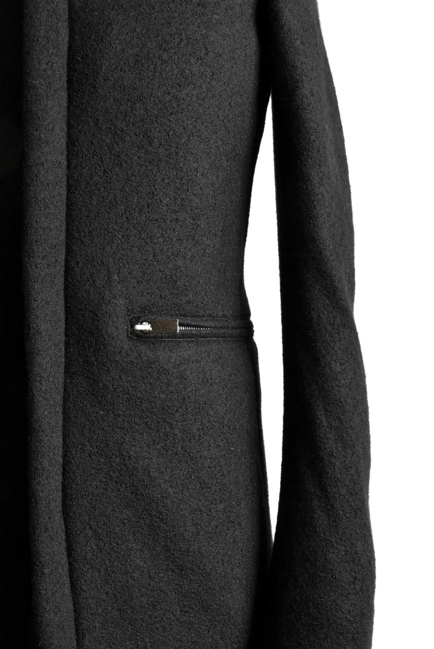 N/07 Padded Middle Coat / Wool-filling (BLACK) - Image 19
