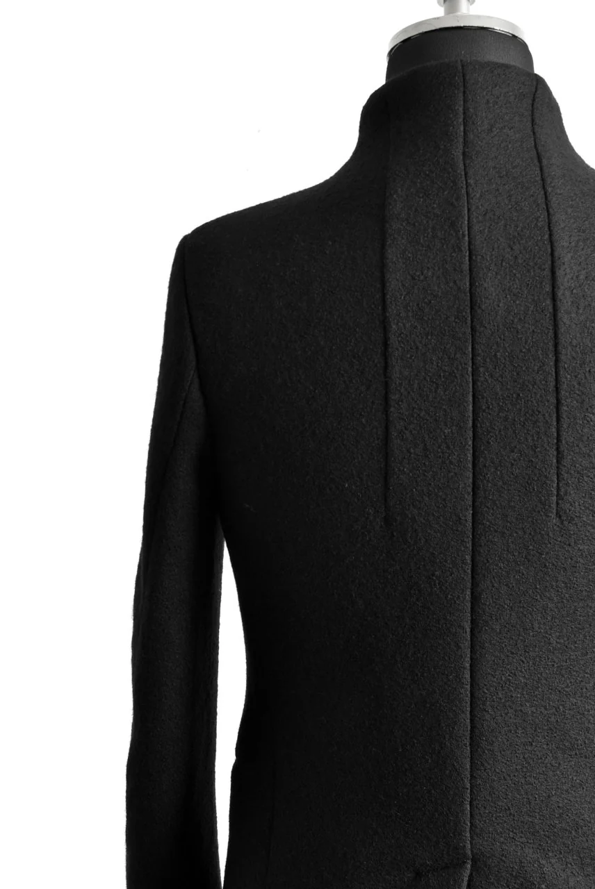 N/07 Padded Middle Coat / Wool-filling (BLACK) - Image 24