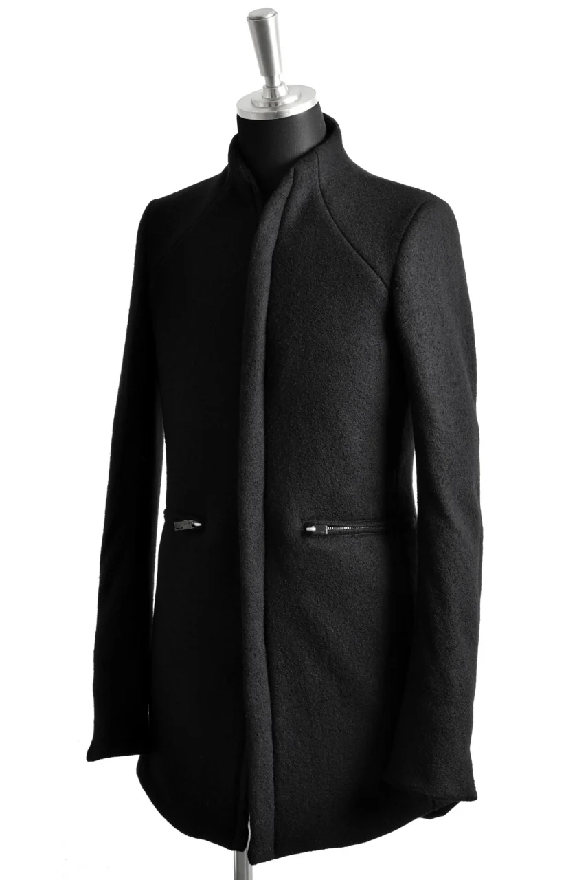 N/07 Padded Middle Coat / Wool-filling (BLACK) - Image 3
