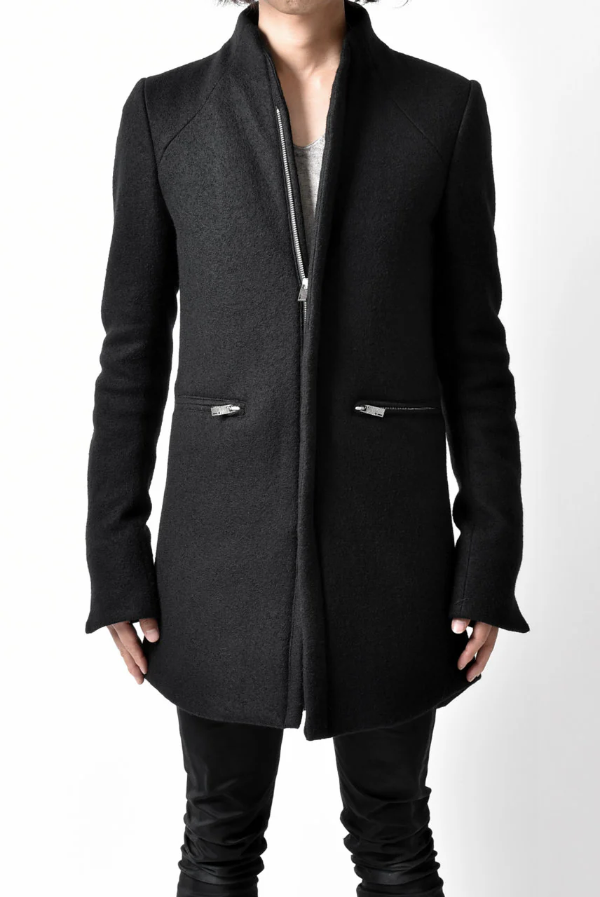 N/07 Padded Middle Coat / Wool-filling (BLACK) - Image 42