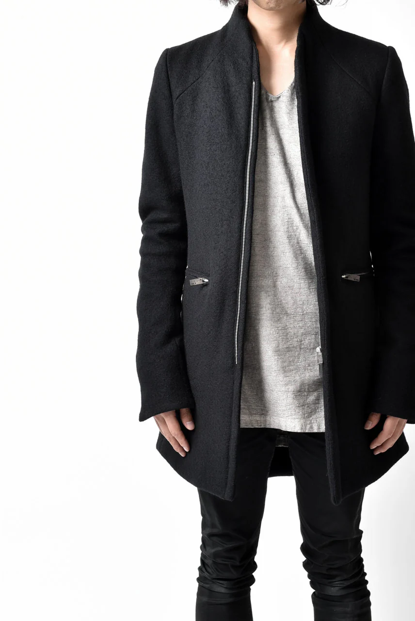N/07 Padded Middle Coat / Wool-filling (BLACK) - Image 47