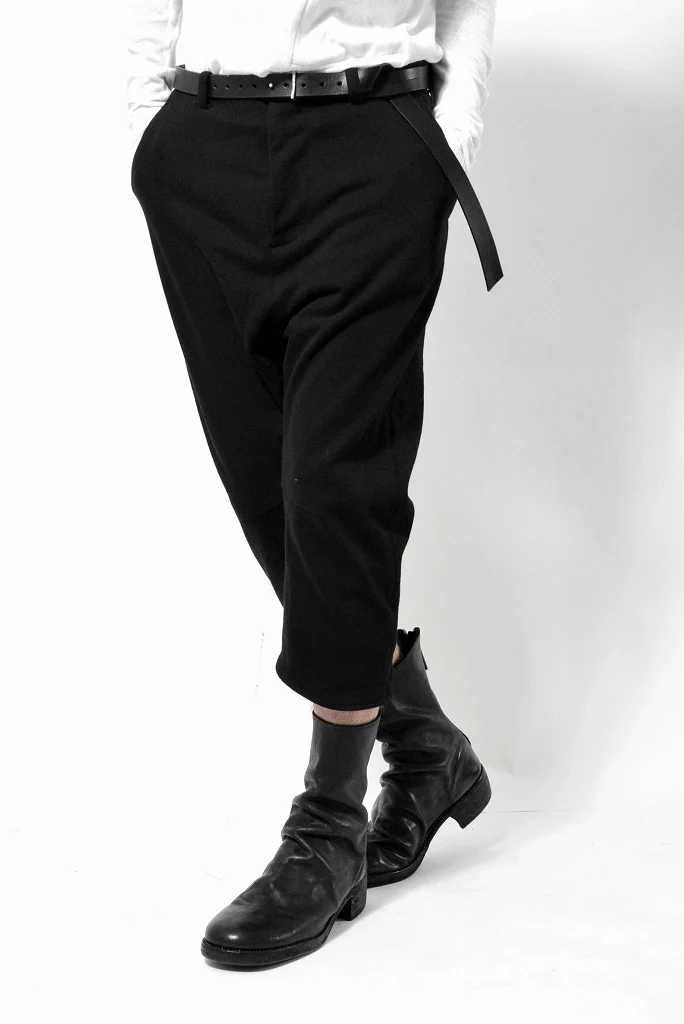 N/07 Pant "7" [c/medium jersey | 3dimension curved cropped] (BLACK) - Image 8