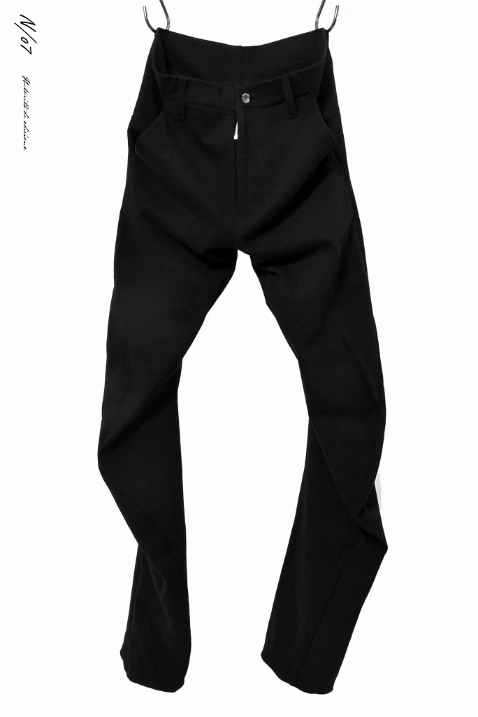 N/07 Pant "relaxat" [c/medium jersey | anatomy 3D] (BLACK) - Image 2