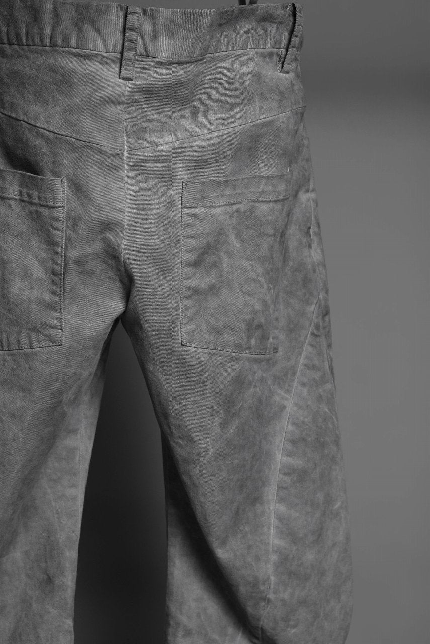 N/07  PUCKERING / COLD DYE ANATOMY PANT (BLACK) - Image 7