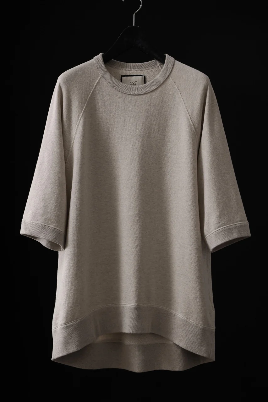 N/07 RAGLAN LOOSEY TOP / VINTAGE COTTON TERRY (OATMEAL)