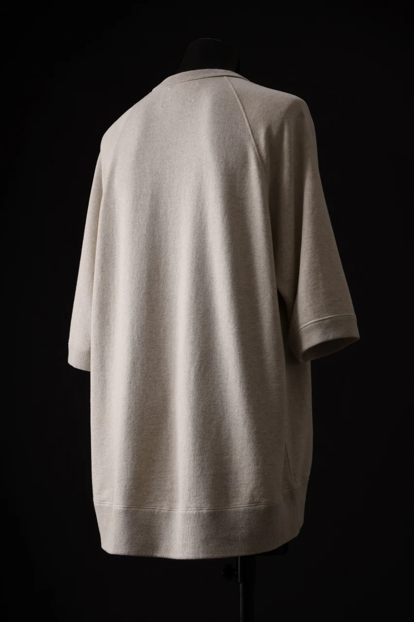N/07 RAGLAN LOOSEY TOP / VINTAGE COTTON TERRY (OATMEAL) - Image 8