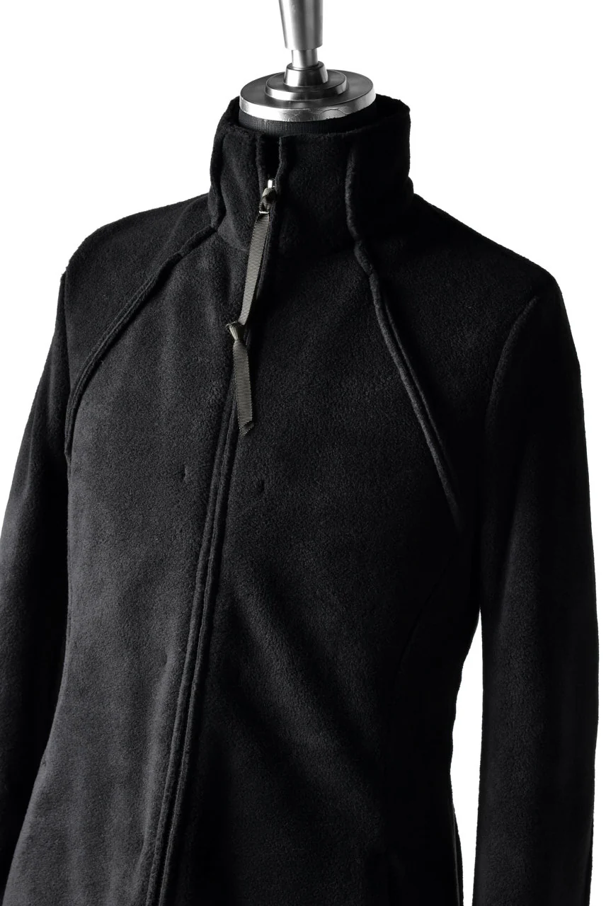 N/07 Rawcut Track Jacket / WARM Fleece Tech (BLACK) - Image 12