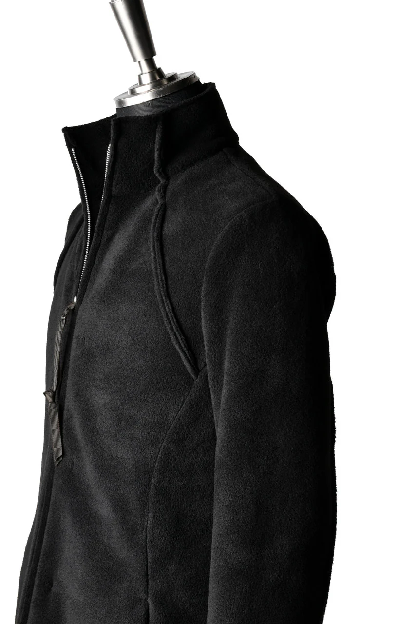 N/07 Rawcut Track Jacket / WARM Fleece Tech (BLACK) - Image 16