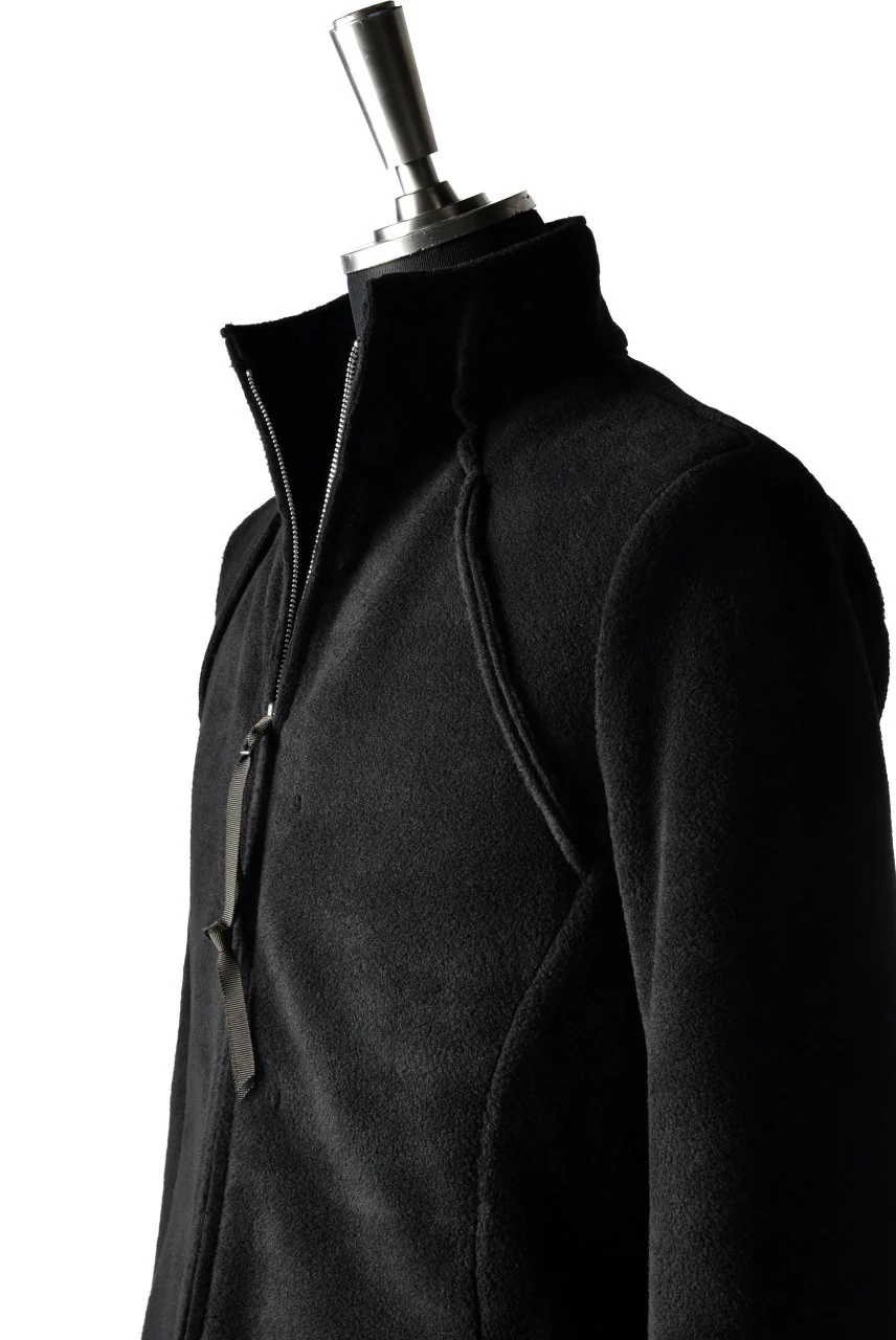 N/07 Rawcut Track Jacket / WARM Fleece Tech (BLACK) - Image 17