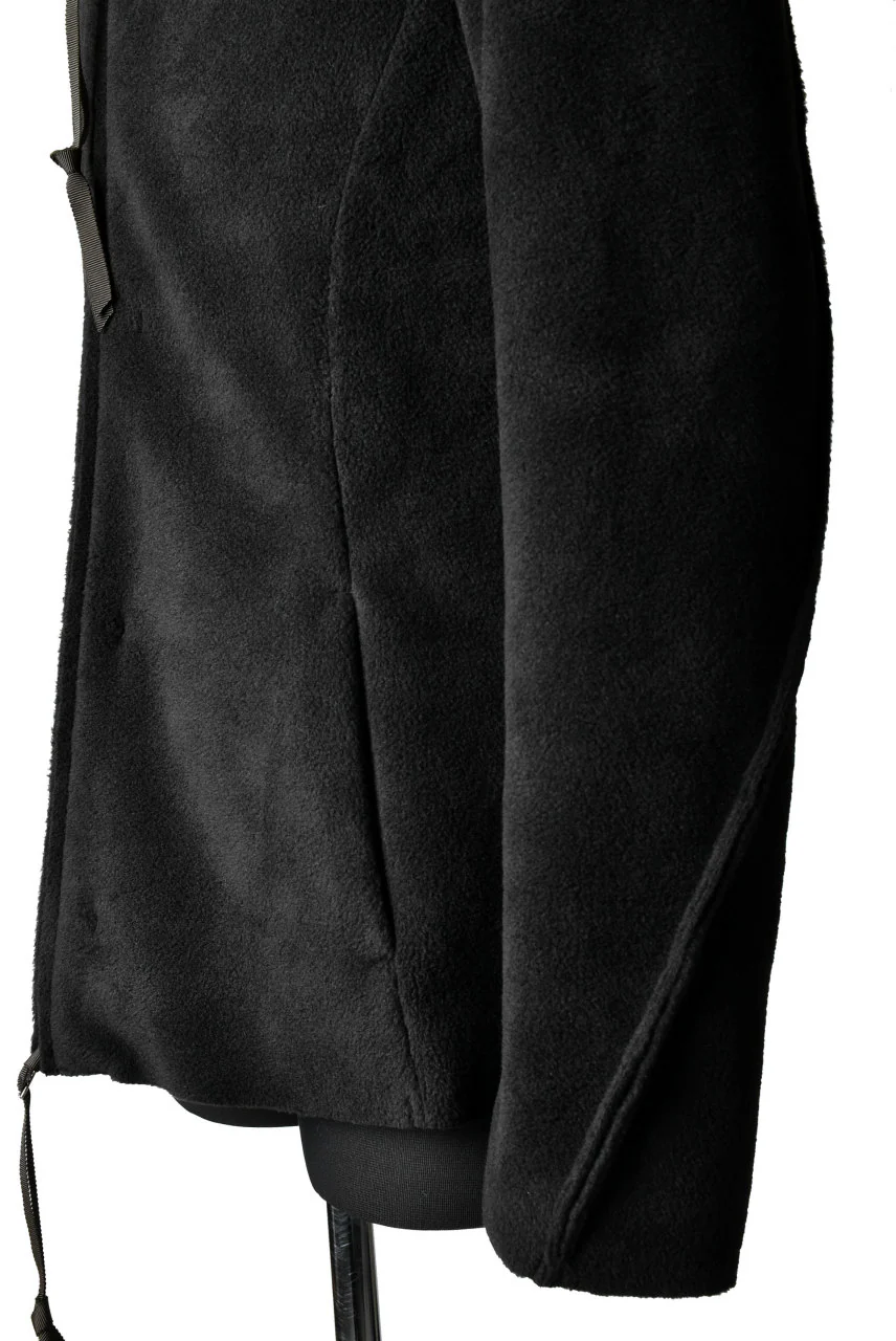 N/07 Rawcut Track Jacket / WARM Fleece Tech (BLACK) - Image 18